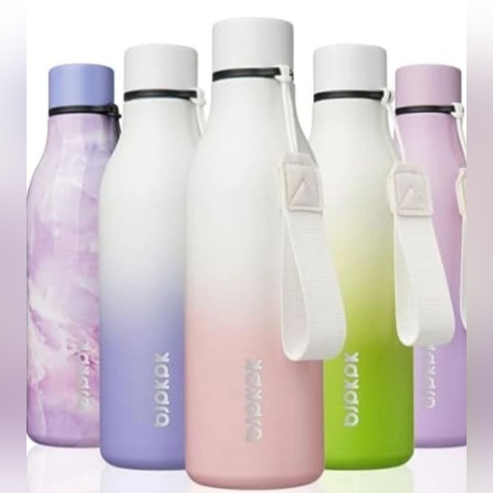 BJPKPK Insulated Water Bottles, 18 oz Graceful Pink